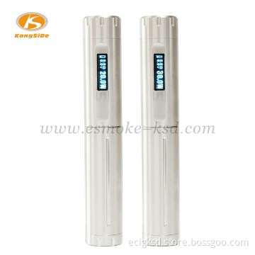 Stainlesss still body OLED display 20 Watt mod kangside 20 mod